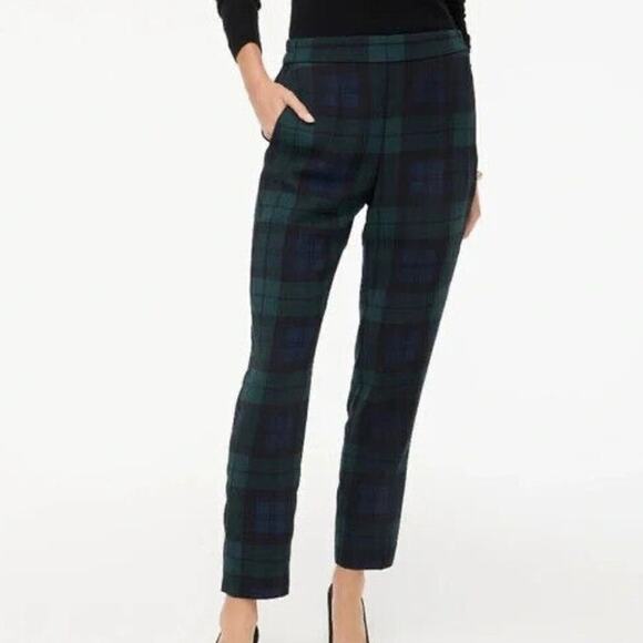 J Crew Women's 8 29 x 27 Jamie Pant Pull On Tapered Ankle Trouser Elastic Waist - Picture 1 of 13